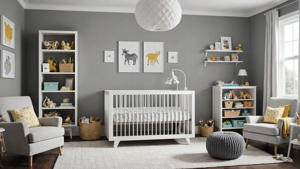 Idées créatives pour une chambre de bébé moderne et fonctionnelle
