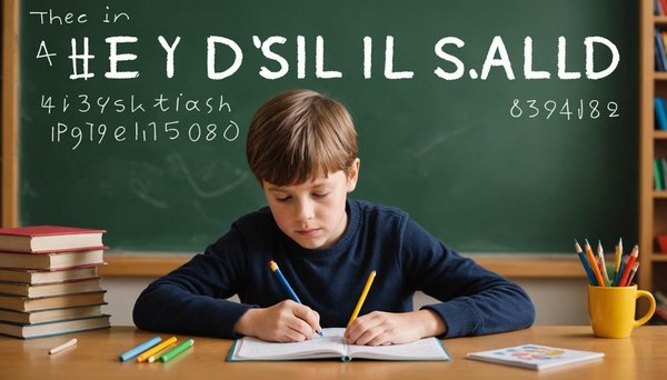 Dyslexie enfant apprendre lettres chiffres avec l'alphabet magnétique